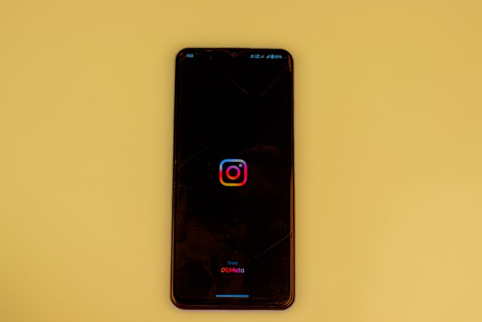 Illustration showing a smartphone with Instagram logo and a finger tapping the unfollow button